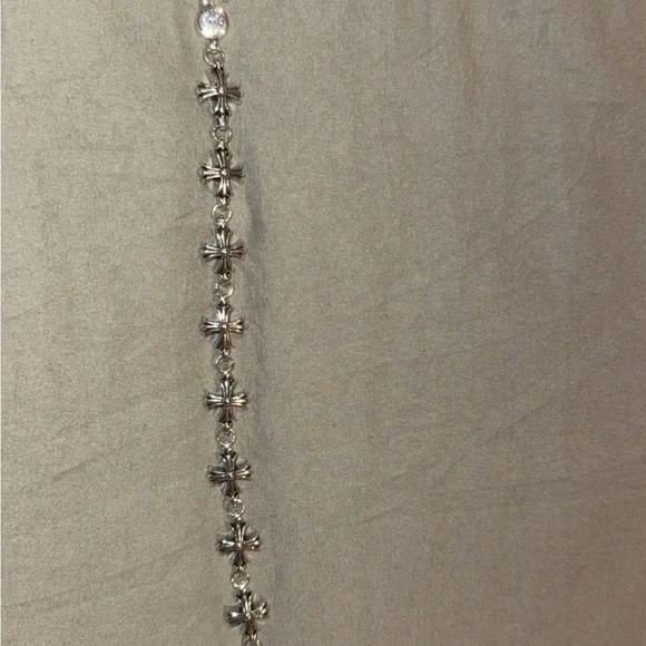 Silver Grunge Cross Bracelet - Picture 3 of 3